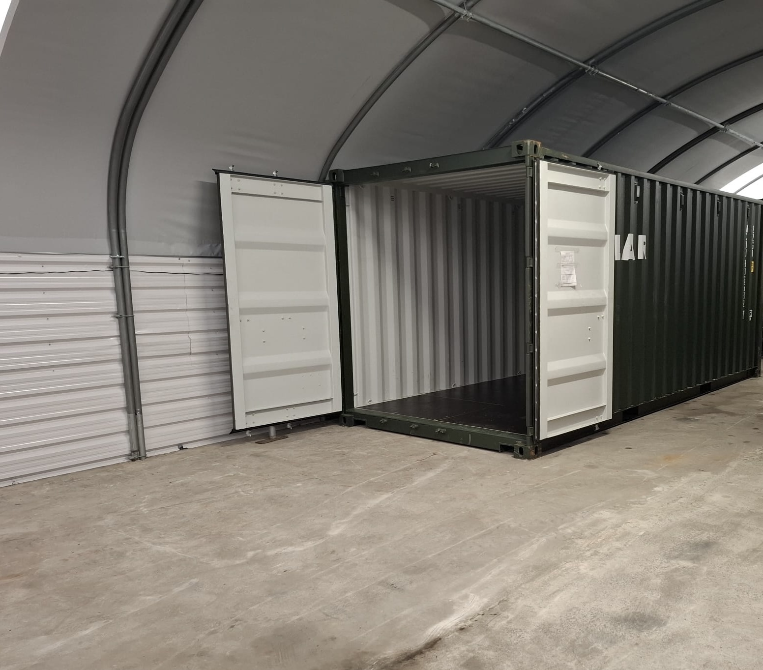 Container storage unit at Jaypee Storage